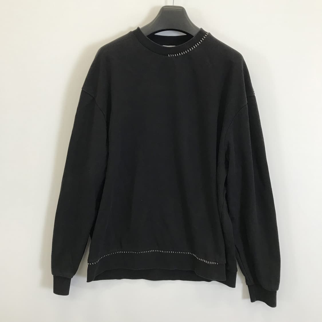 자라 콘트라스트 스티치 맨투맨 [XL사이즈] 상품이미지1