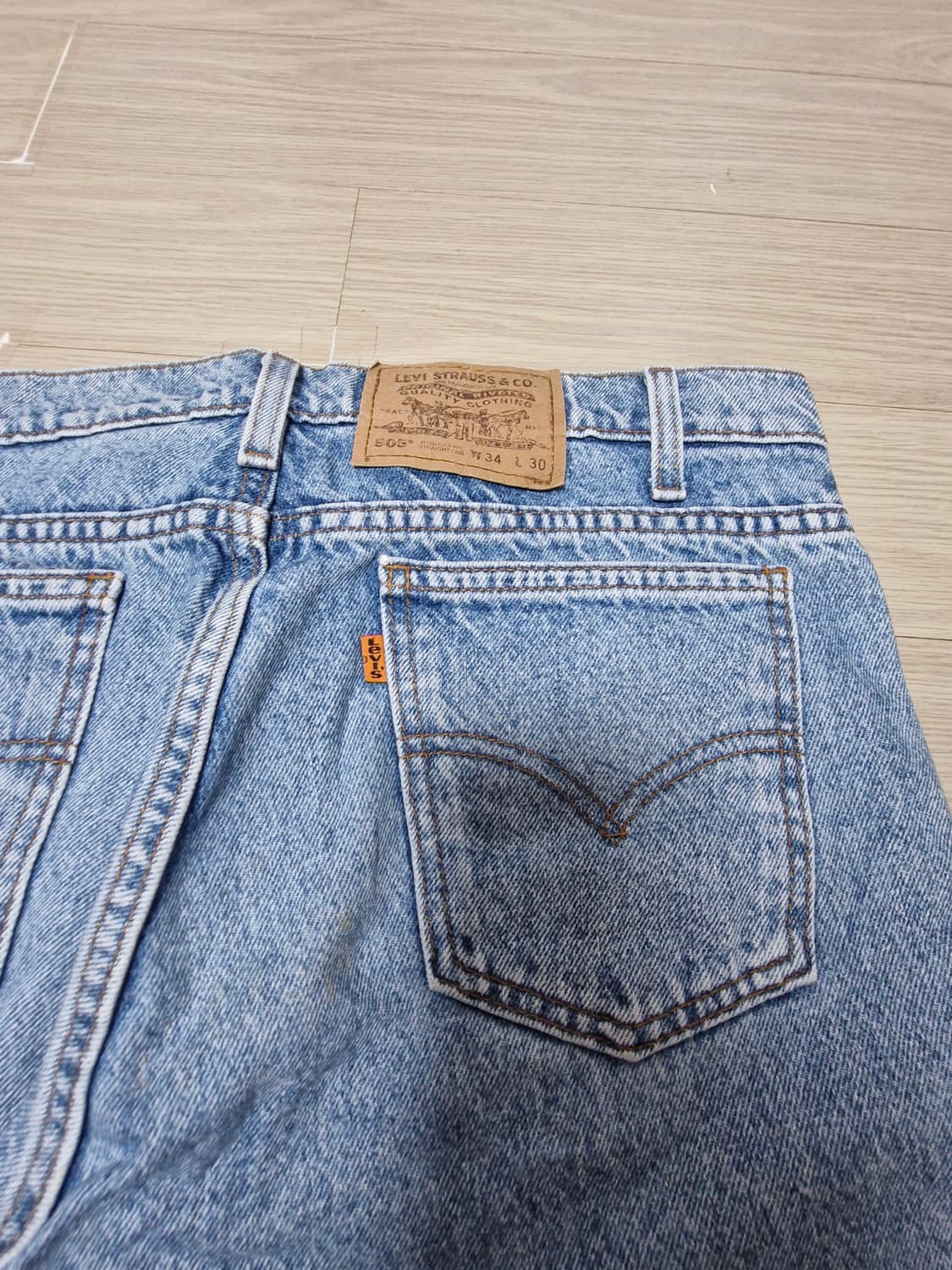 (34) 90s 빈티지 리바이스 505 오렌지탭 상품이미지3