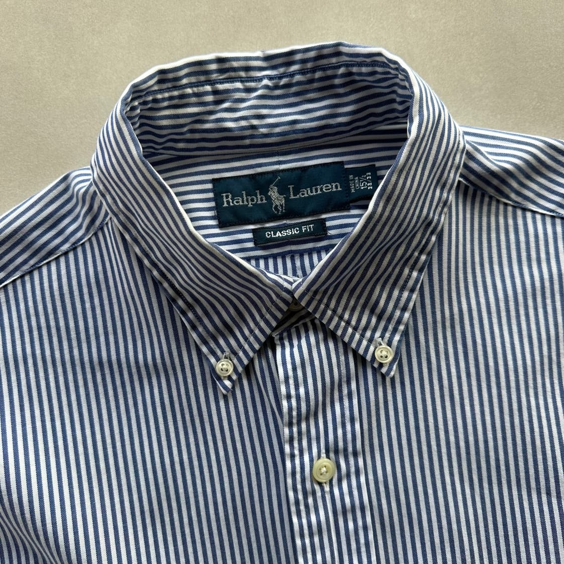 [M]폴로 랄프로렌 클래식핏 스트라이프 셔츠 상품이미지7