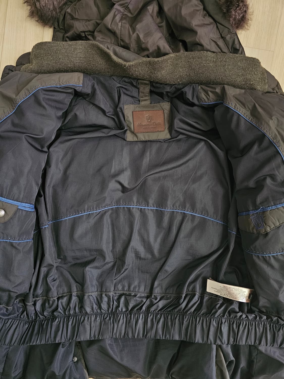 Massimo Dutti 마시모 두띠 남성 더플 다운 패딩 XL 상품이미지6