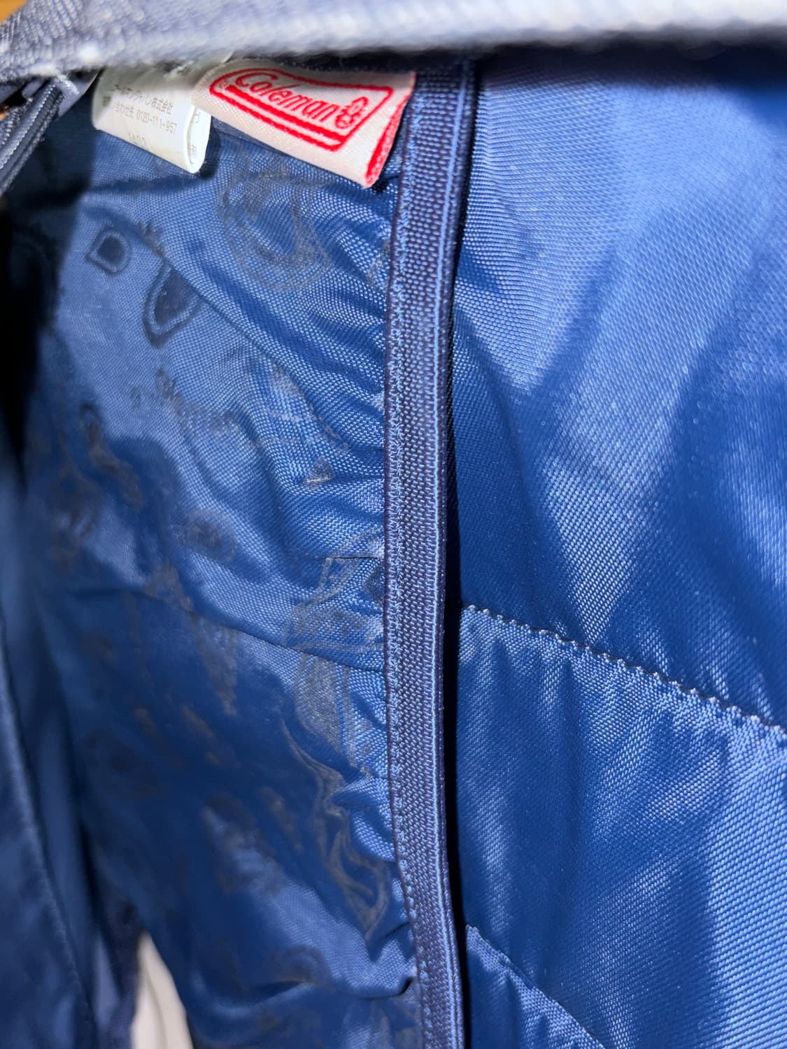 콜맨 데님 도트 빈티지 백팩 상품이미지3