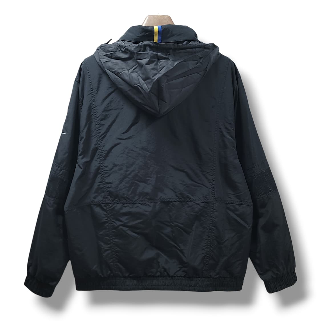 [XL] 나이키 블랙 NBA 골든스테이트 워리어스 바람막이 후디 아노락 상품이미지2