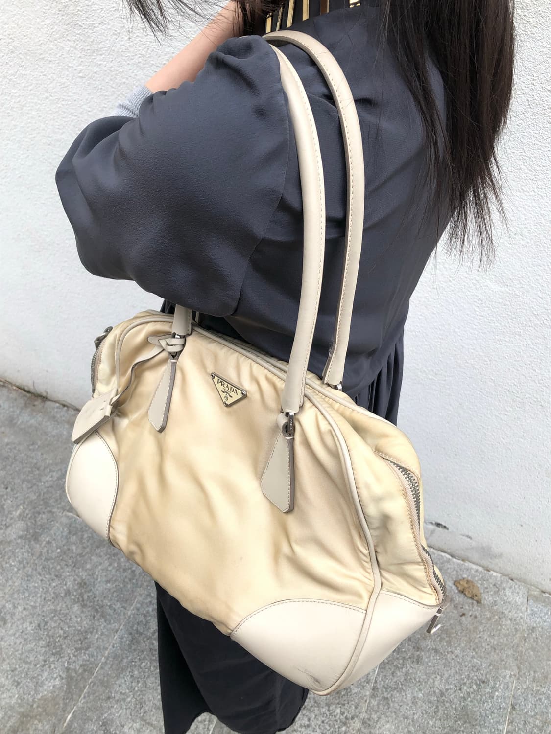 프라다 포코노 나일론 미니 보스턴 상품이미지2