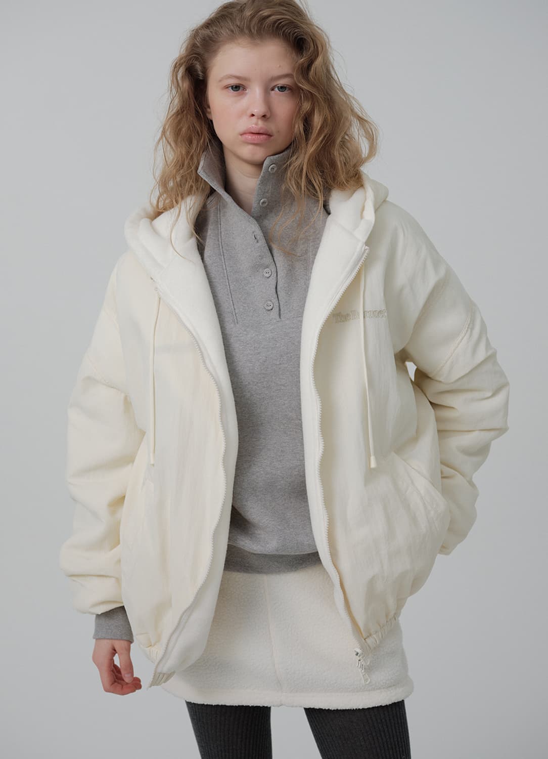 더바넷 Snuggle Reversible Hooded Jacket 상품이미지2