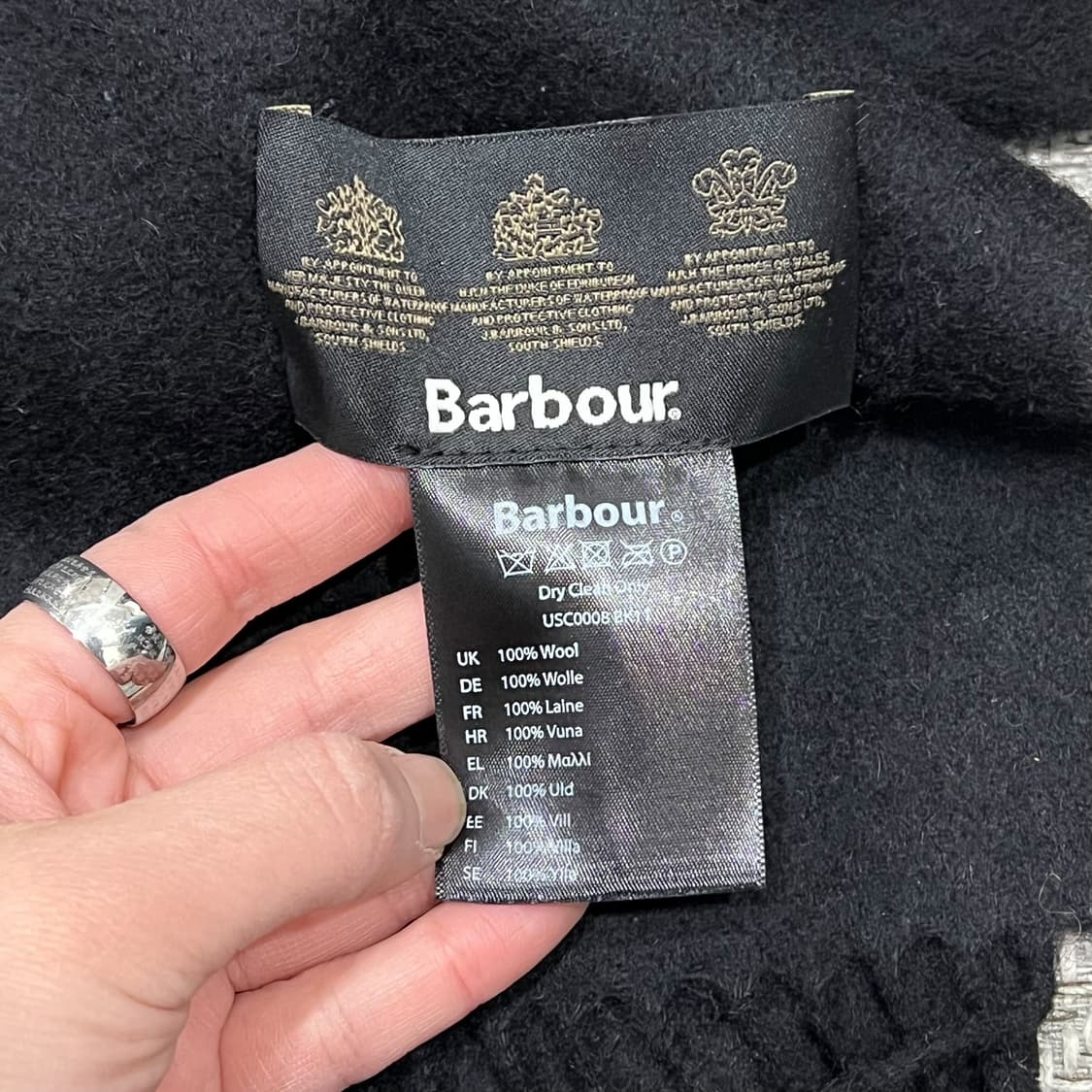 바버 울 머플러 s08762 상품이미지6