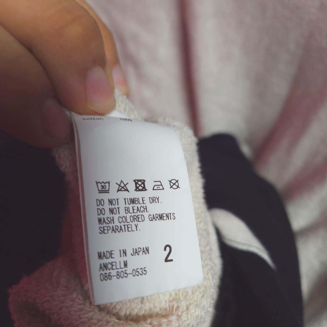 Ancellm 안셀름 컬러블록 디스트레스드 후디 상품이미지6