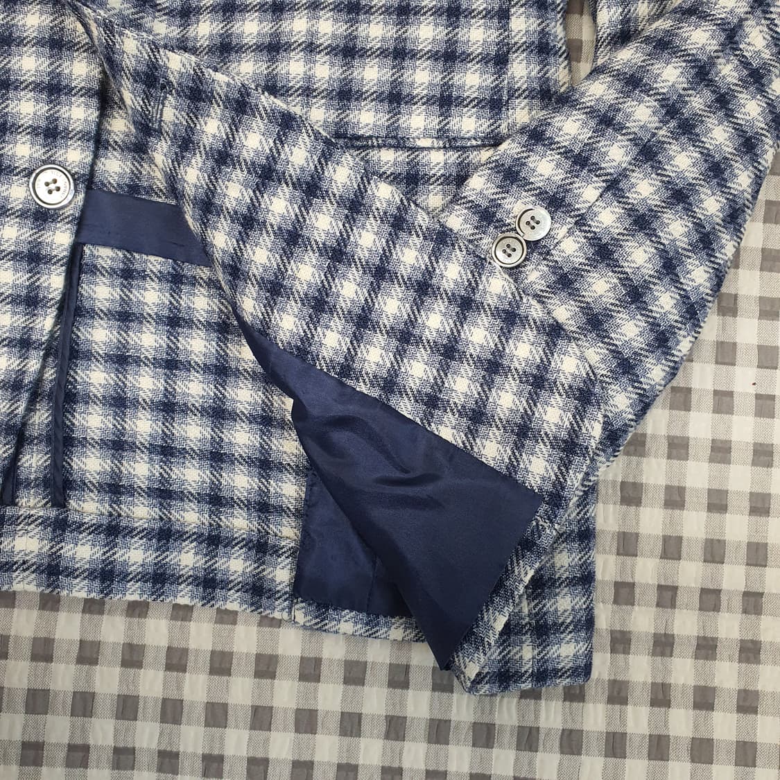 블루라운지 마에스트로 린넨 블레이저 자켓 남자95 상품이미지5