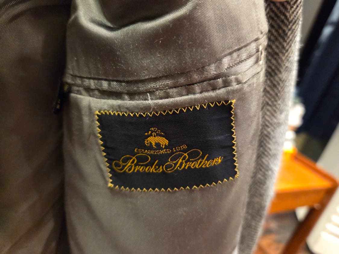 00'S 미국 메이드 브룩스 브라더스 트위드자켓 상품이미지7