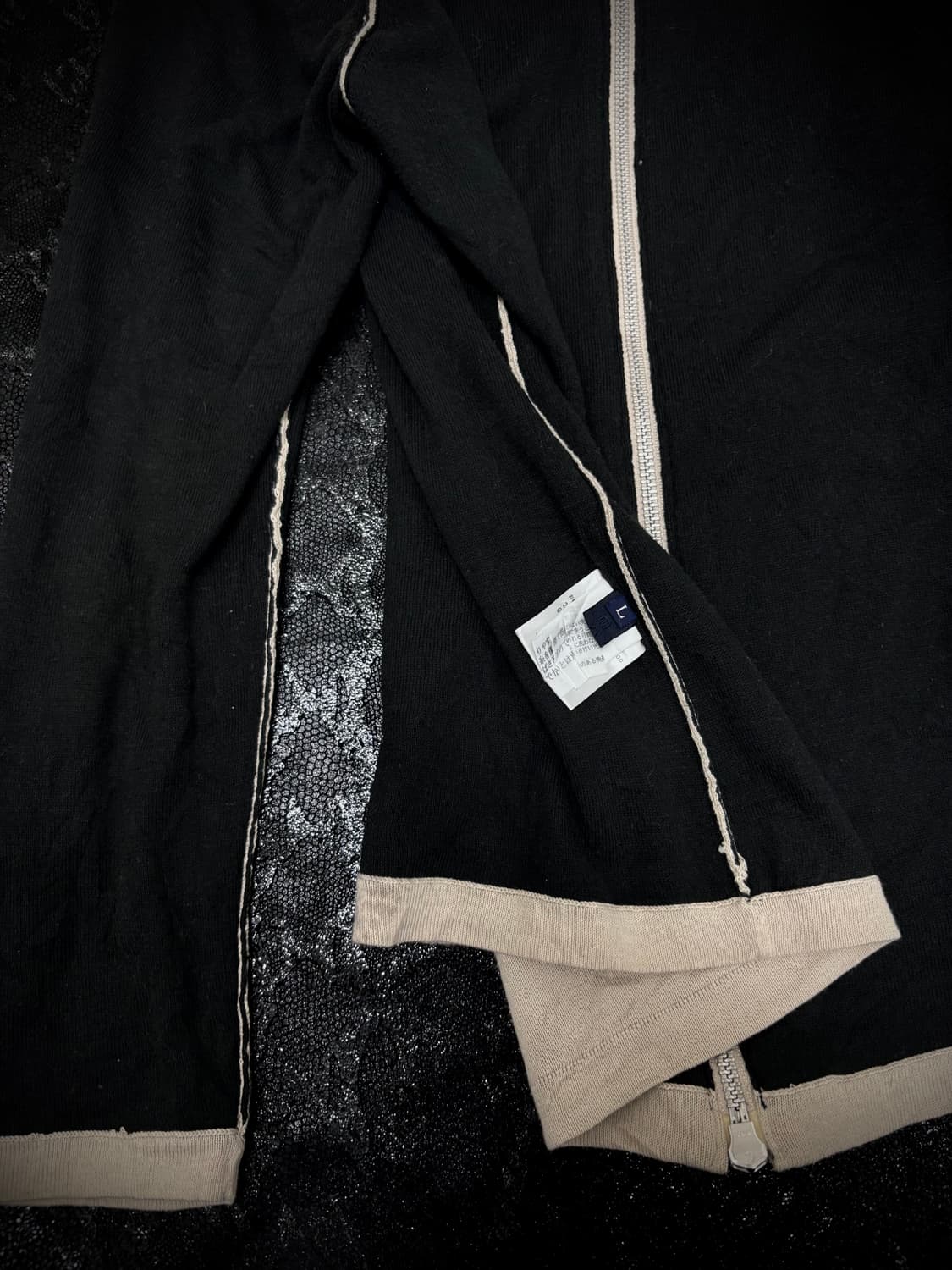“vintage” reversible Black&Ivory 2-way K 상품이미지8