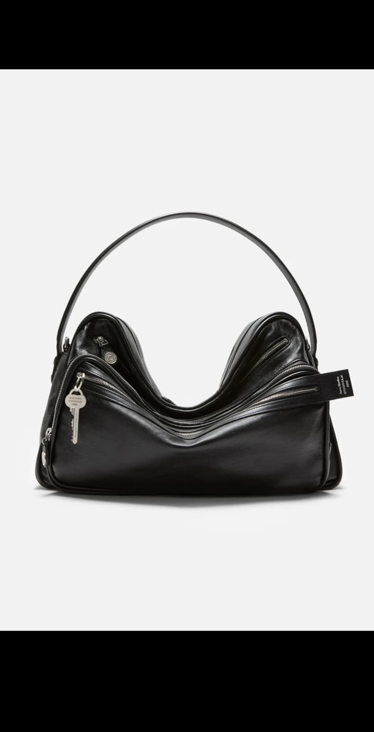 아크네 스튜디오 카메로 카메라 숄더백 블랙 상품이미지1