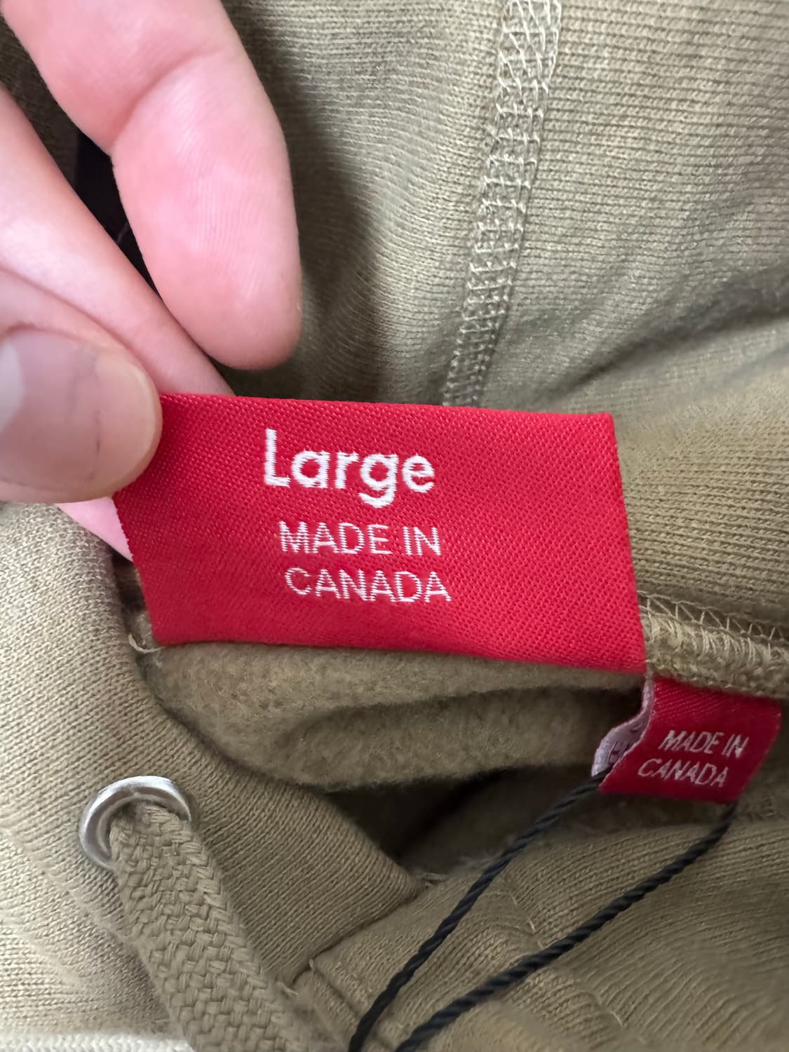 23FW 슈프림 박스로고 후드 샌드 상품이미지4