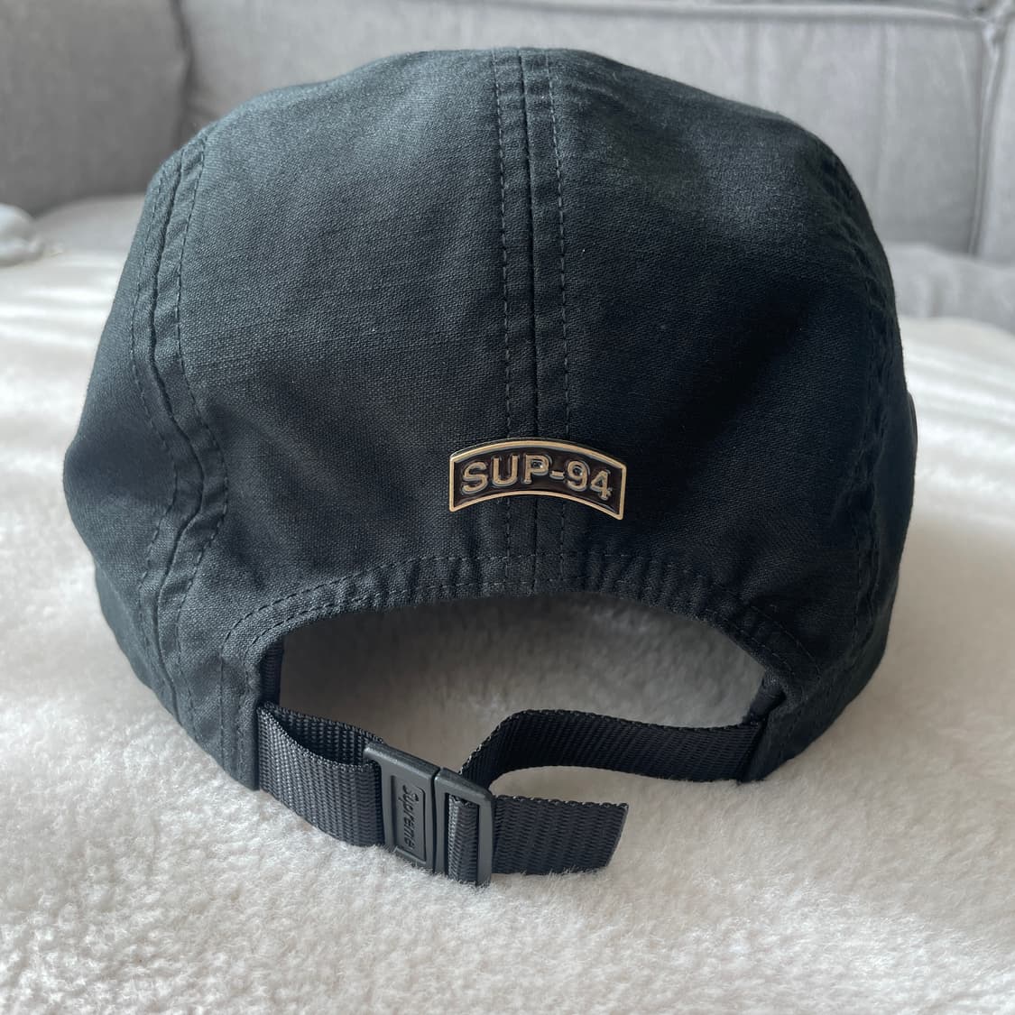슈프림 밀리터리 캠프캡 블랙 24FW 상품이미지3