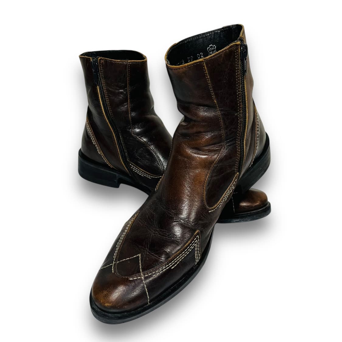 Roberto Vera pelle Western vintage boots 상품이미지4