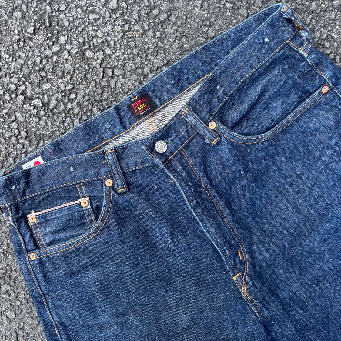 일본 에드윈 505z 셀비지 데님 팬츠 상품이미지6
