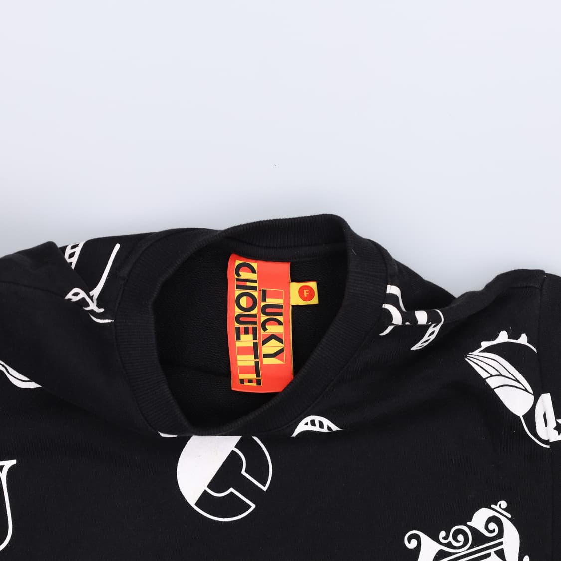 F 럭키슈에뜨 프린팅 오버핏 반팔티 0225H1 상품이미지4