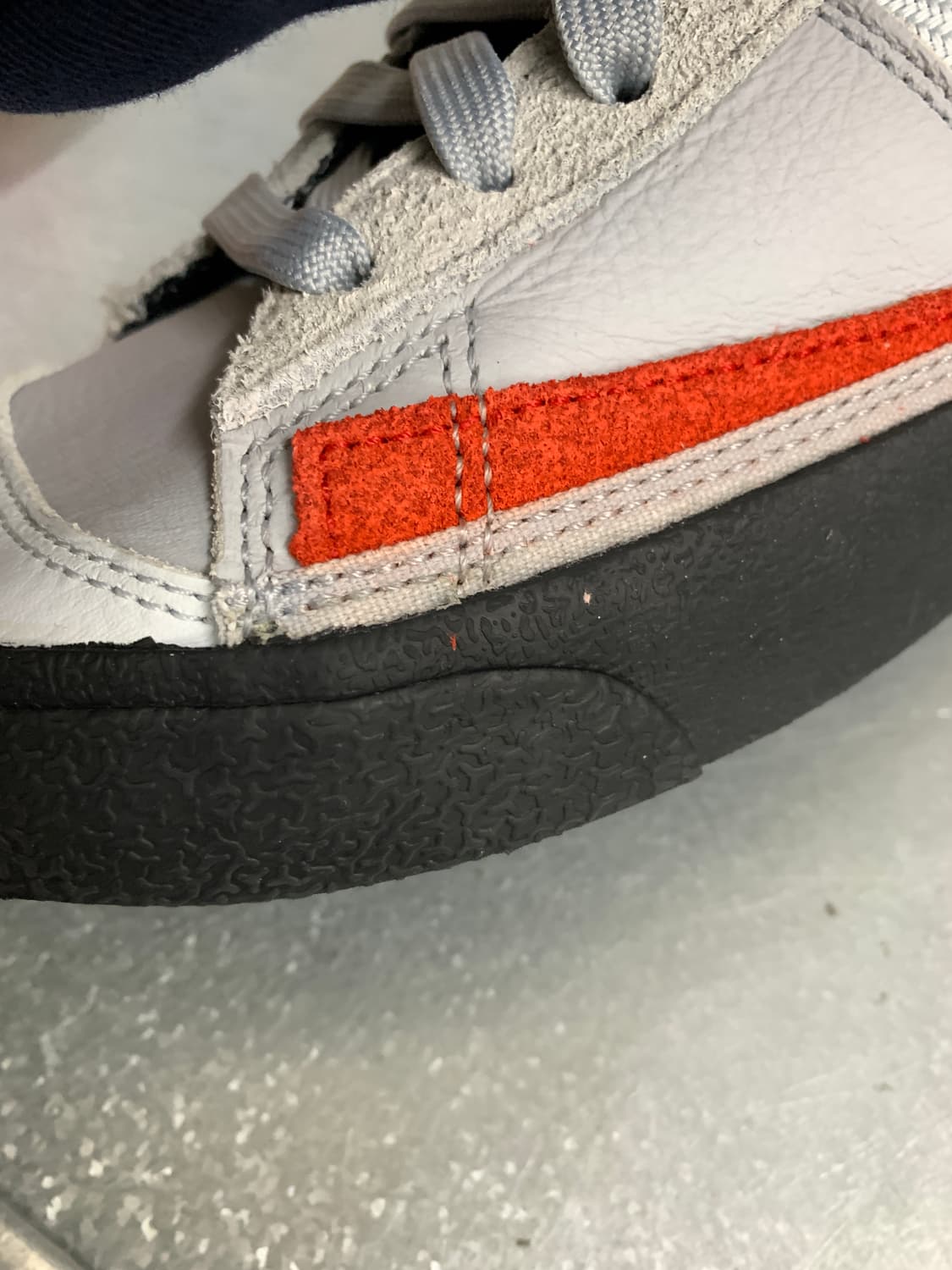 나이키 블레이저 로우 프로클럽 울프그레이 퓨어 플래티넘 270  상품이미지5