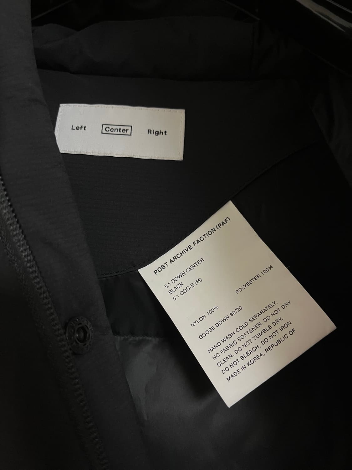 [M] 파프 PAF 5.1 DOWN CENTER 상품이미지4