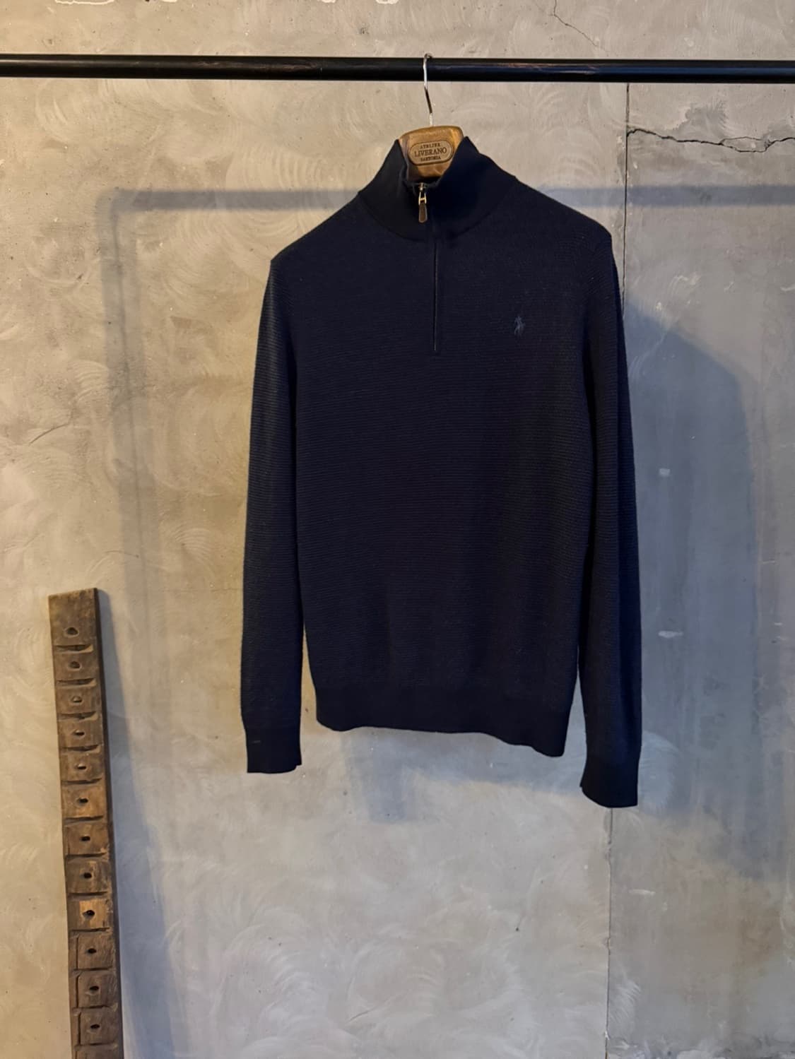 폴로 랄프로렌 클래식 짚업 니트 100 상품이미지4