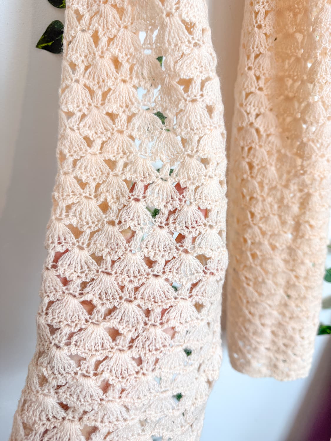 피치 뜨개 머플러 상품이미지3