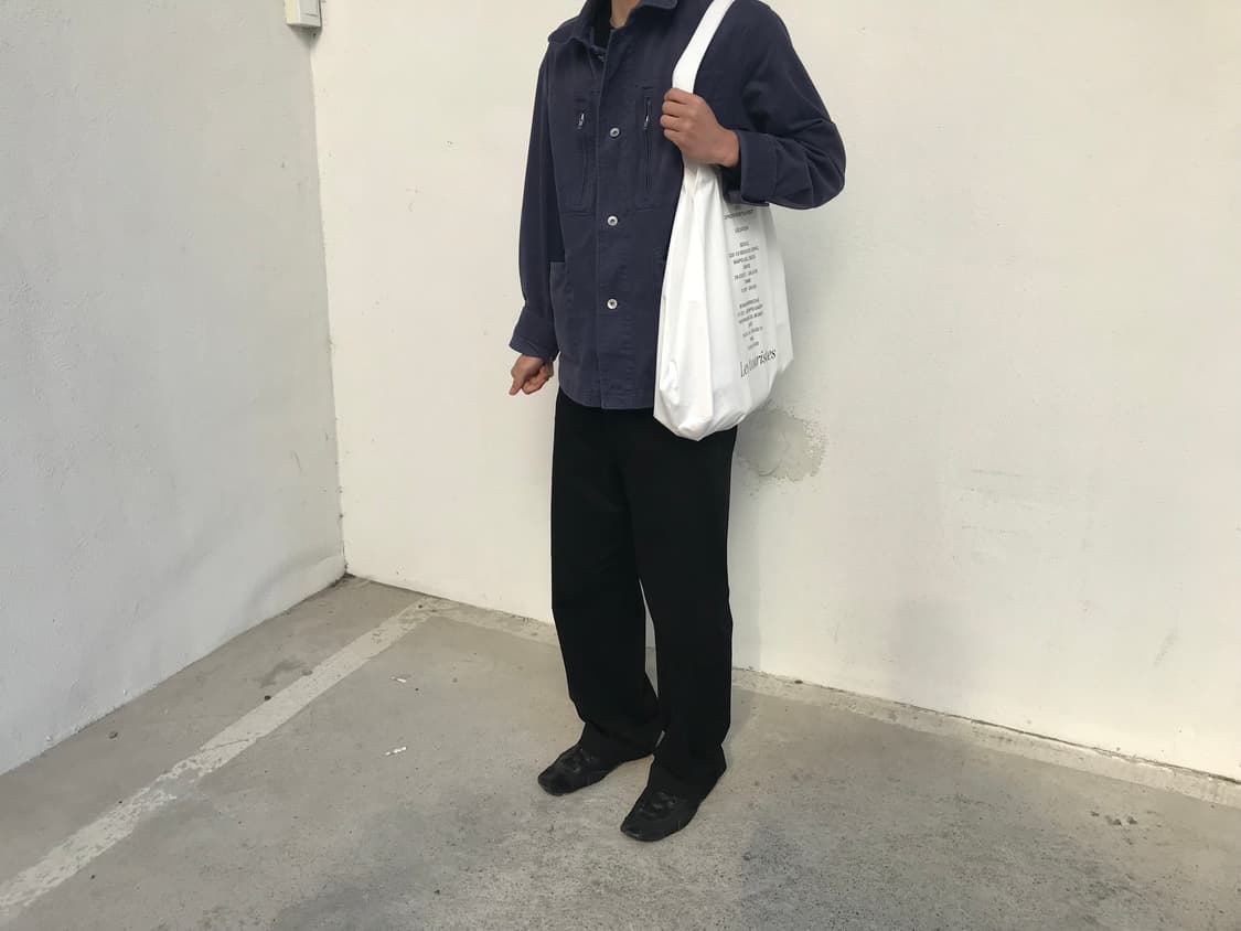 Vintage washed work jacket(Violet blue) 상품이미지2