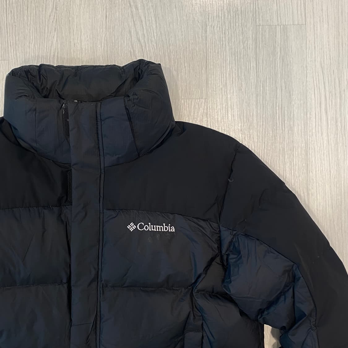 콜롬비아 옴니쉴드 구스 다운 패딩 M 블랙 상품이미지2