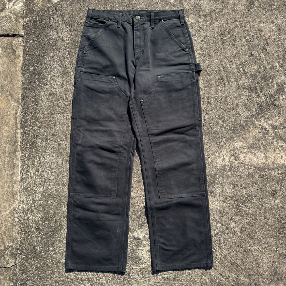 [31] Carhartt 칼하트 블랙 더블니 팬츠 상품이미지1