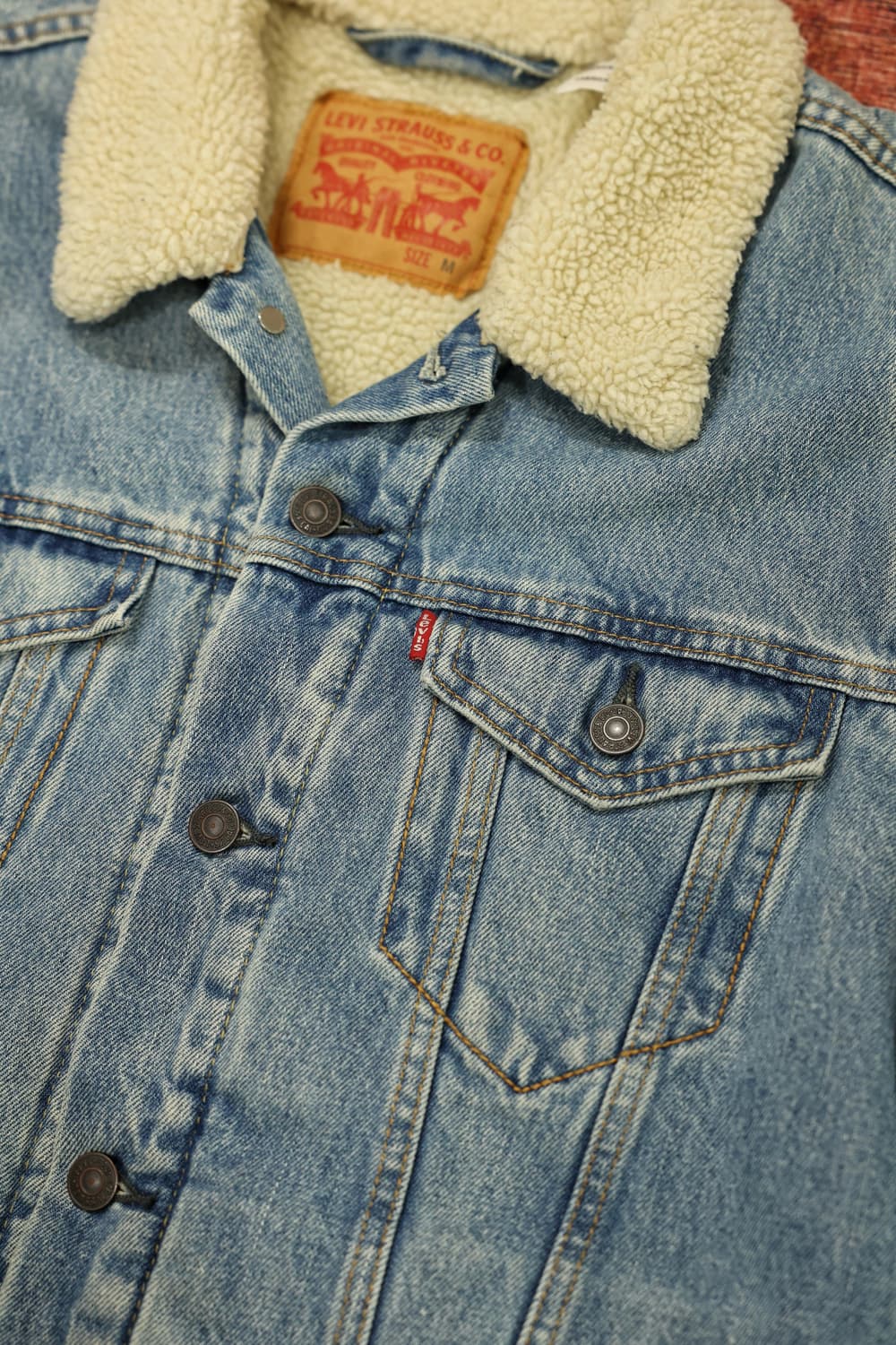 리바이스 3세대 쉐르파 데님자켓 판매 상품이미지4