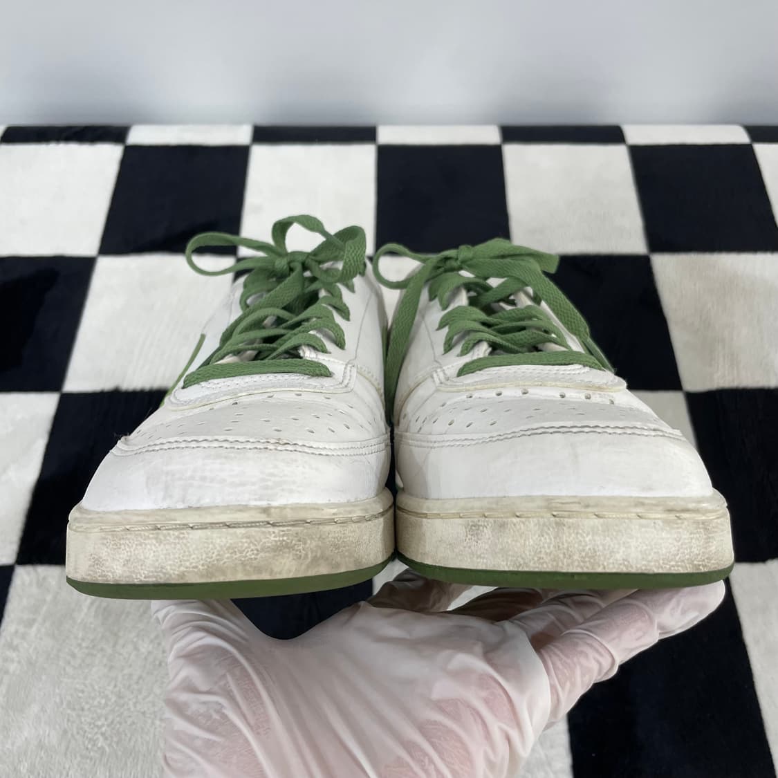 나이키 코트 비전 로우 화이트 그린 스니커즈 285mm 상품이미지7