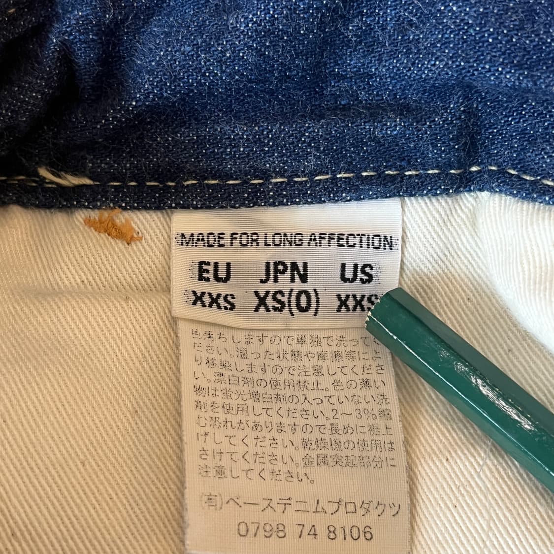 Orslow Denim Overall ( ~66 ) 상품이미지10