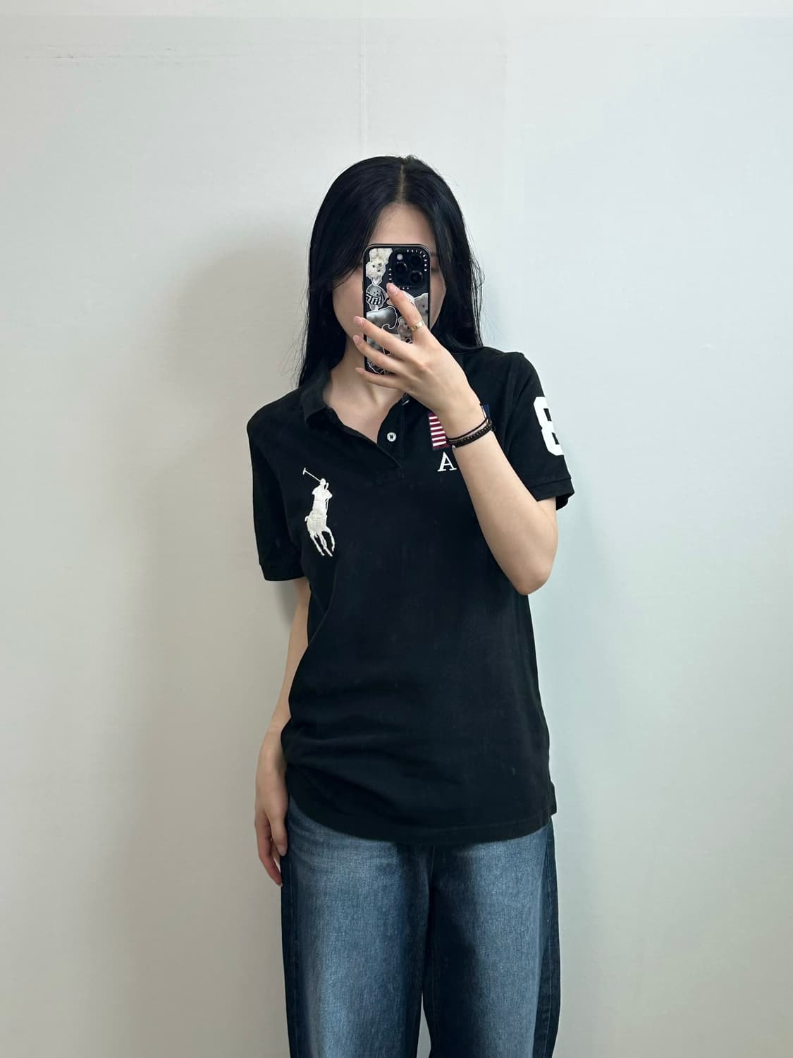 폴로 랄프로렌 빅포니 USA 성조기 반팔 카라티 상품이미지1
