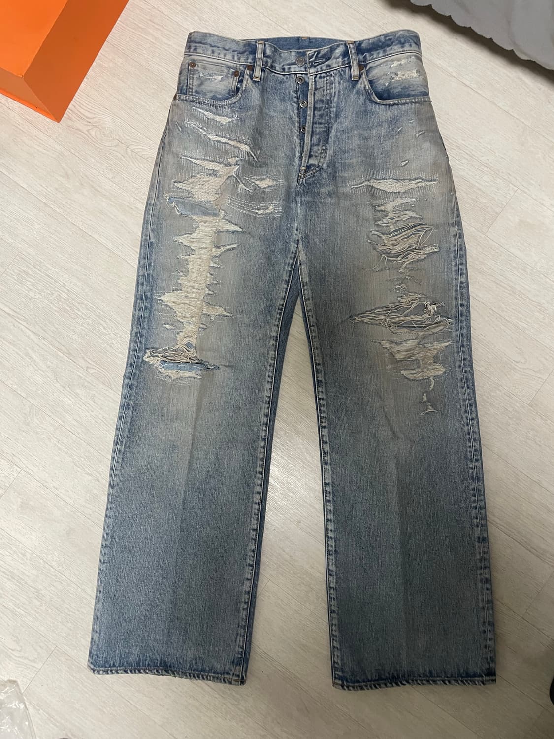 Minedenim 와이드 스트레이트 진 32 상품이미지1