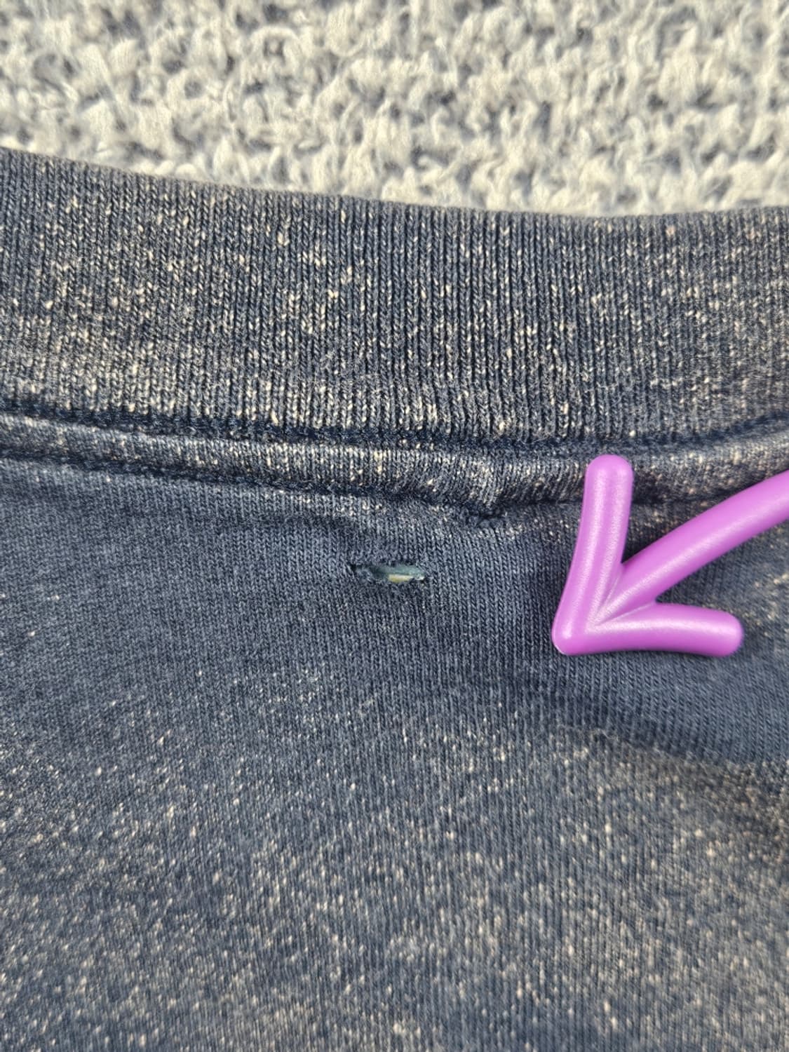 빈티지 커팅 다잉워시드 커스텀 롱 슬리브 ( M추정 ) / 11443 상품이미지4