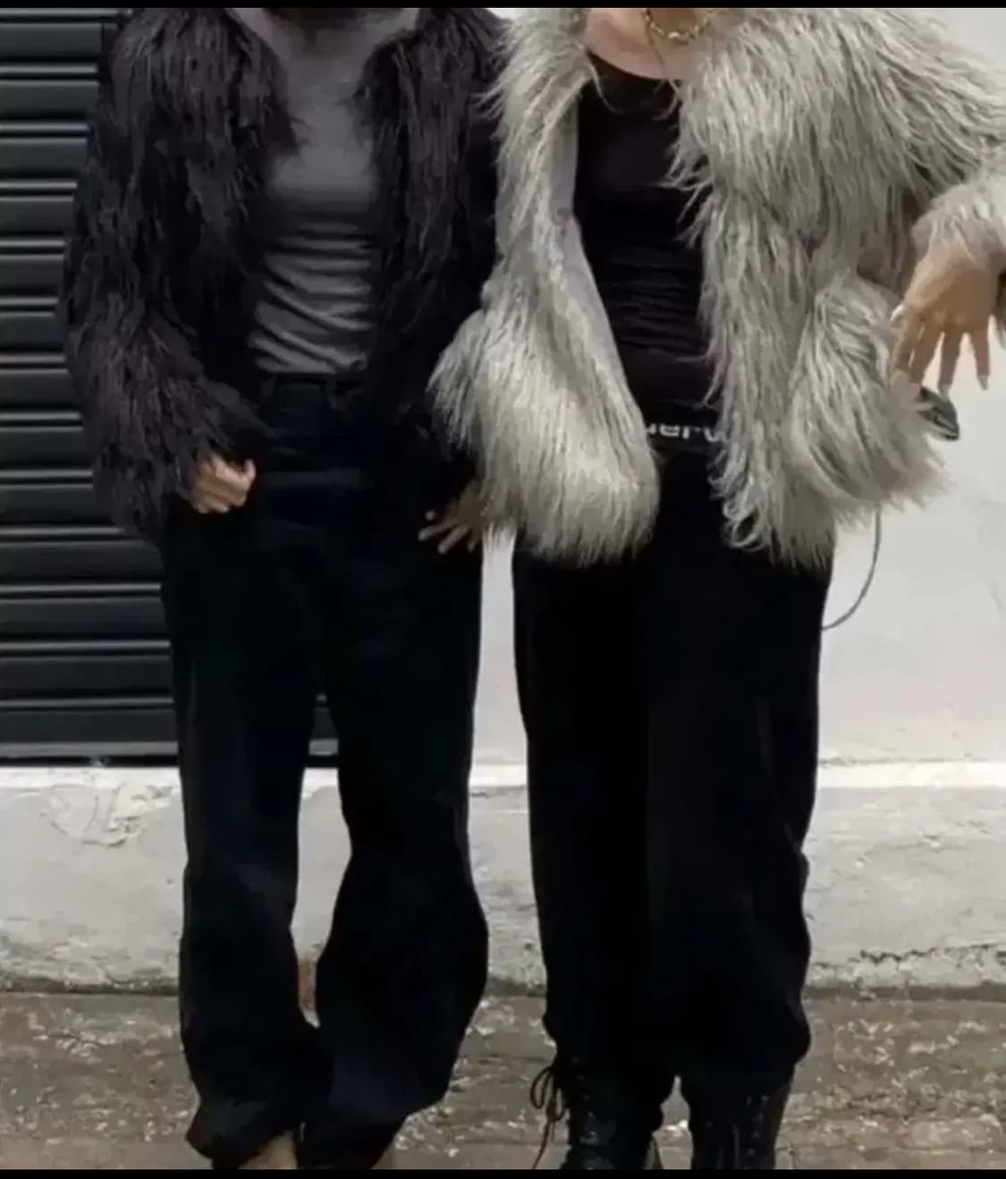 오도어 크루엘라 퍼자켓 블랙 상품이미지2