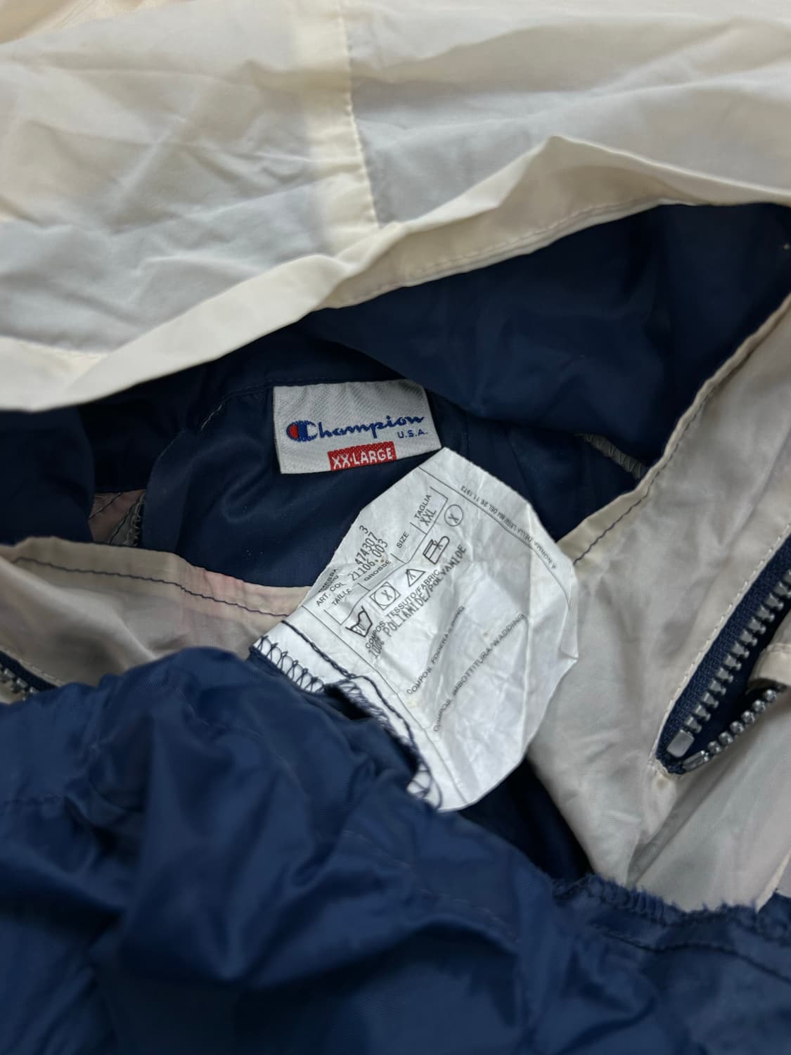 챔피온 00s USA 빅로고 바람막이 2XL 상품이미지5