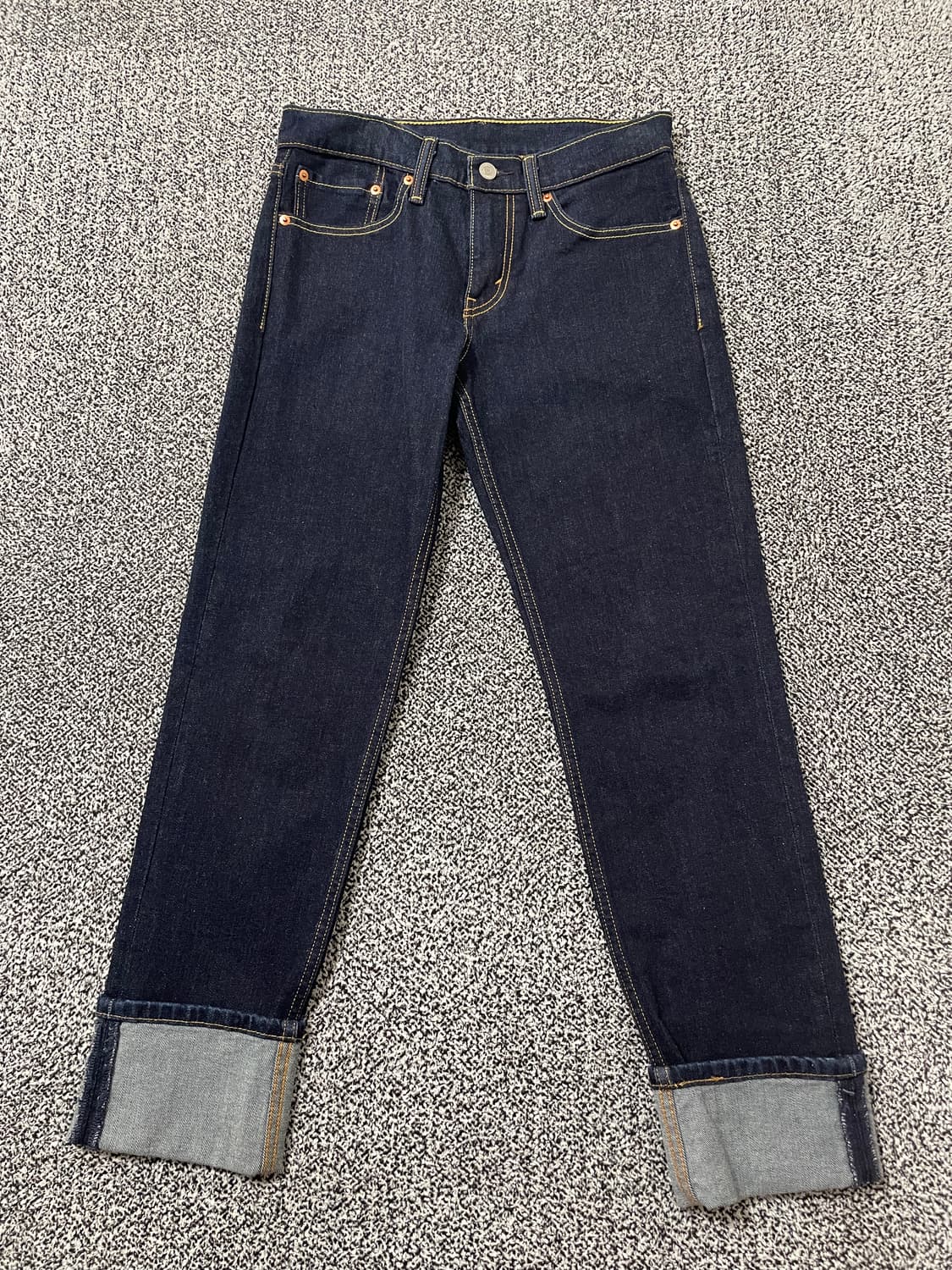 빈티지9. 리바이스 511 일자핏 진청 데님 청바지 팬츠  상품이미지1