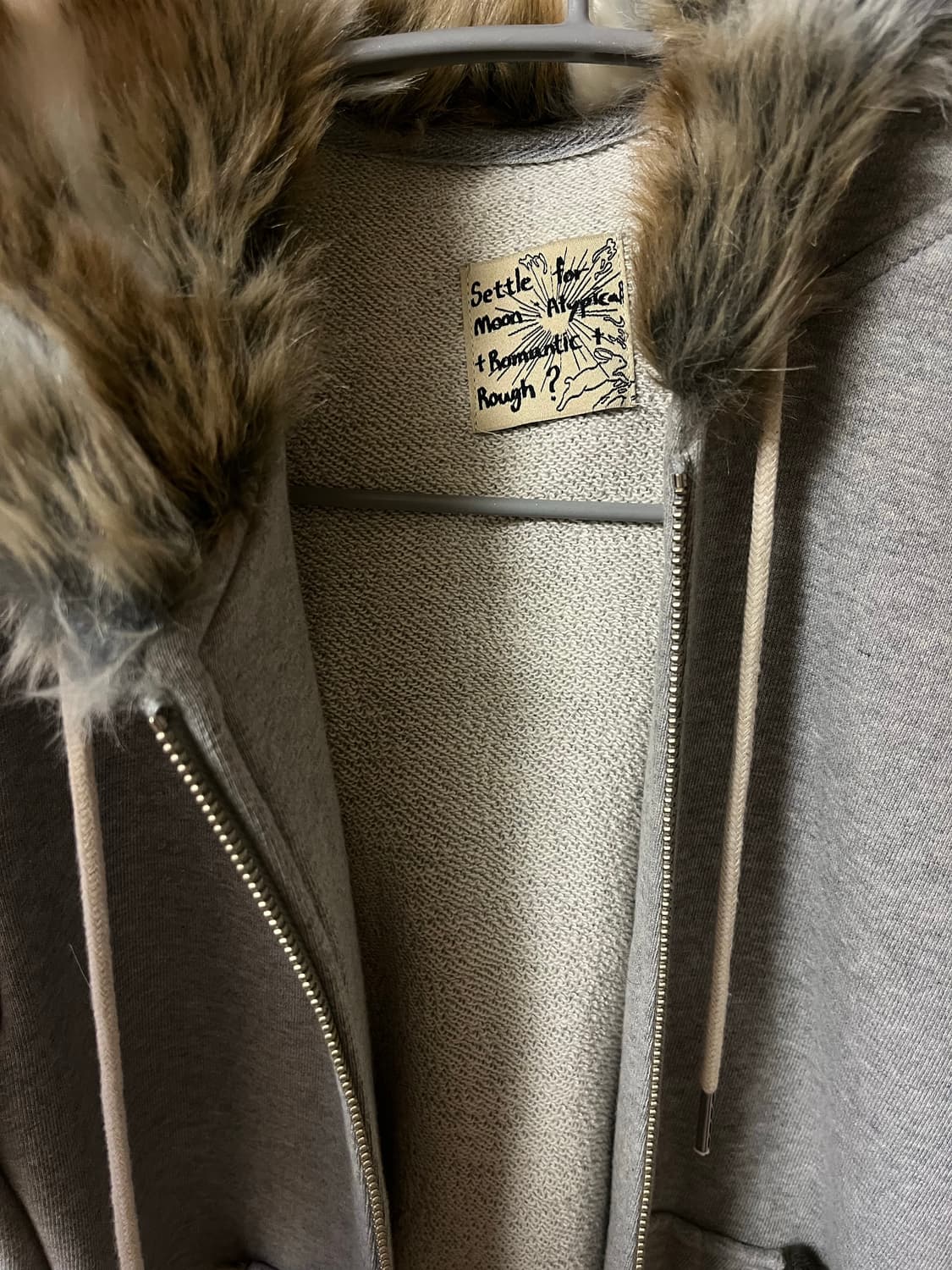 세틀포문 퍼 후드집업 상품이미지6