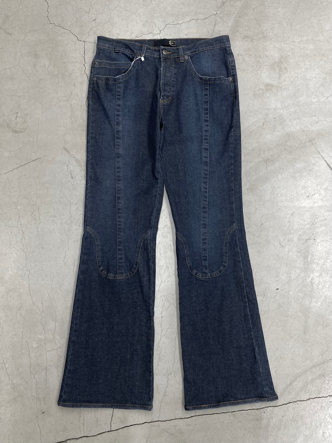 저스트 카발리 패널 데님 플레어 팬츠 상품이미지3