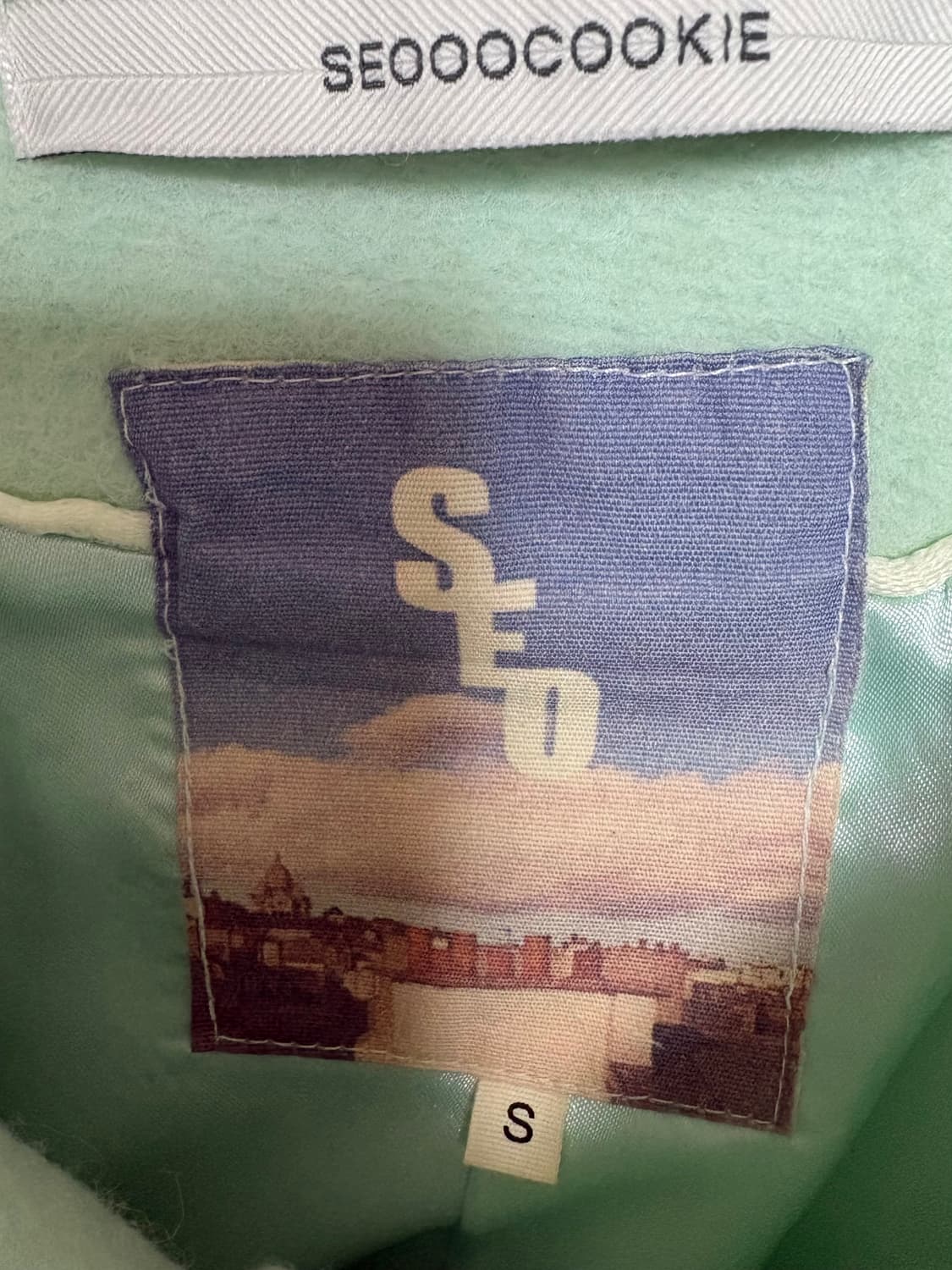 서쿠키 마쉘 민트 자켓 상품이미지2