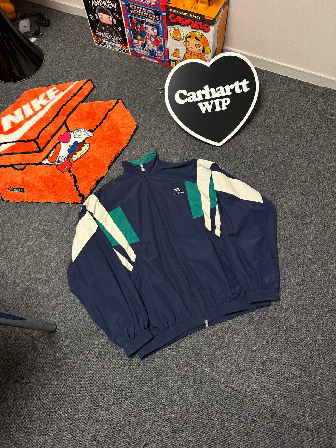 [S] 발렌시아가 스포티B 오버사이즈 트랙 자켓 상품이미지1