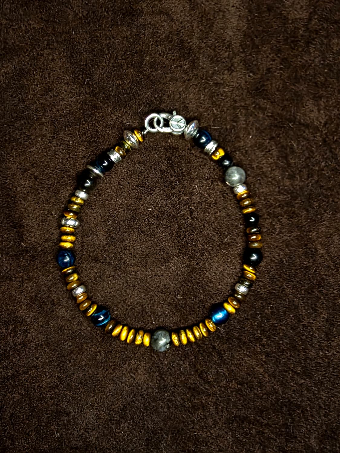 🪶 Silver 925 & Tiger Eye Stone Bracelet 상품이미지3