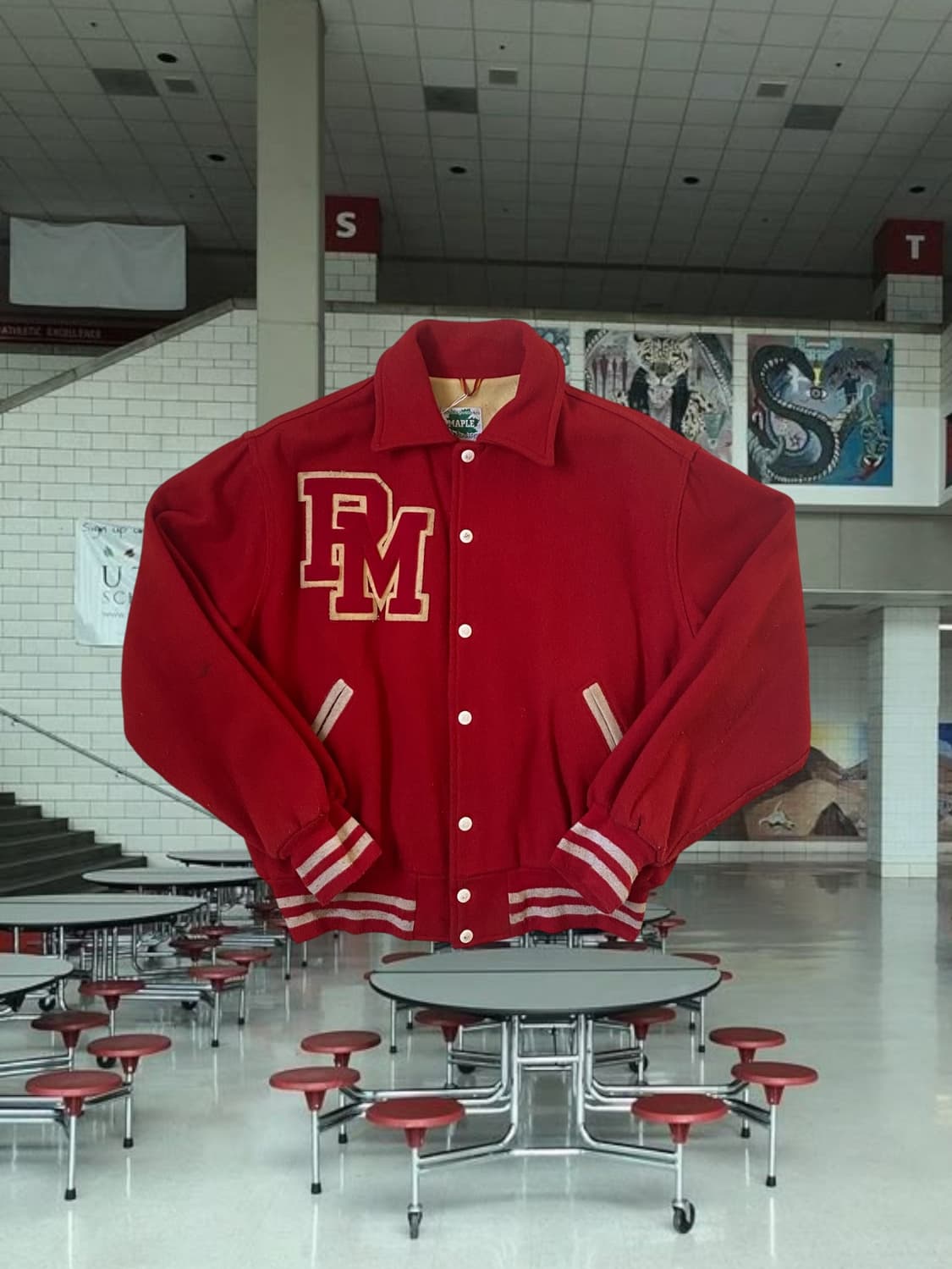 빈티지 바시티 자켓 (Man L) AB1731 상품이미지1