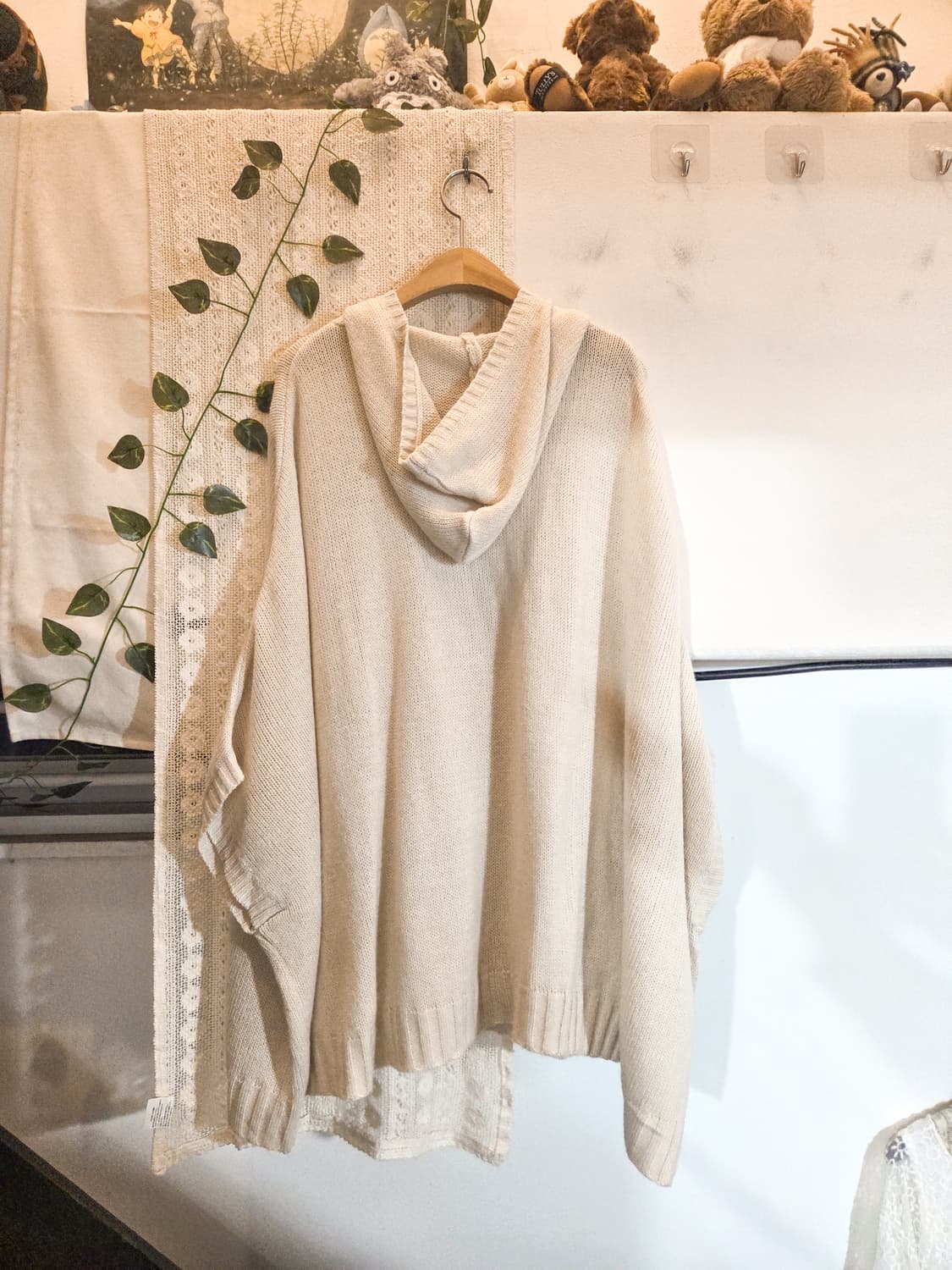 퓨어 모리 후드 케이프 가디건 상품이미지4