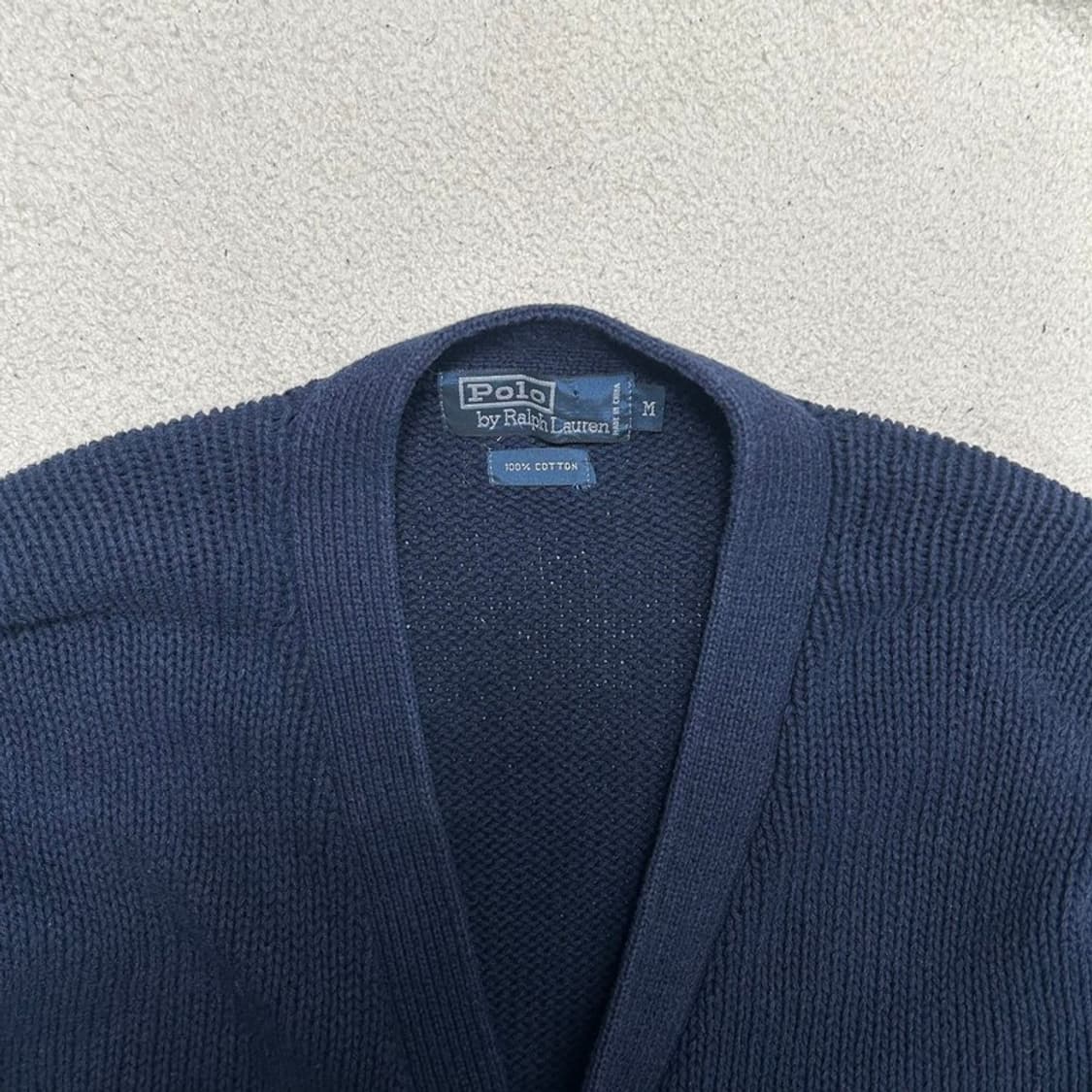 폴로랄프로렌 네이비 코튼 니트 가디건 M 상품이미지5