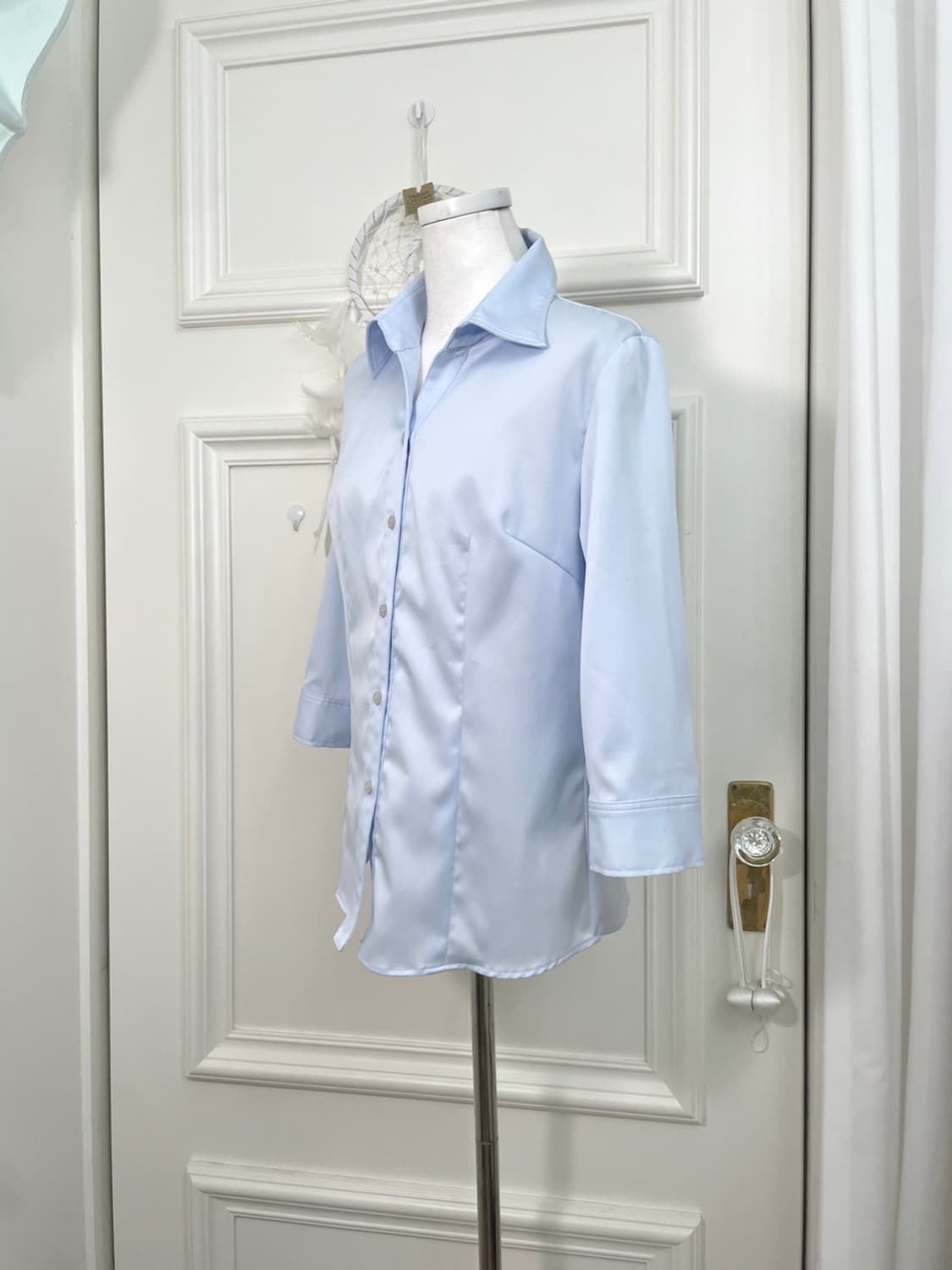 sky blue spring basic shirt(size-9) 상품이미지2