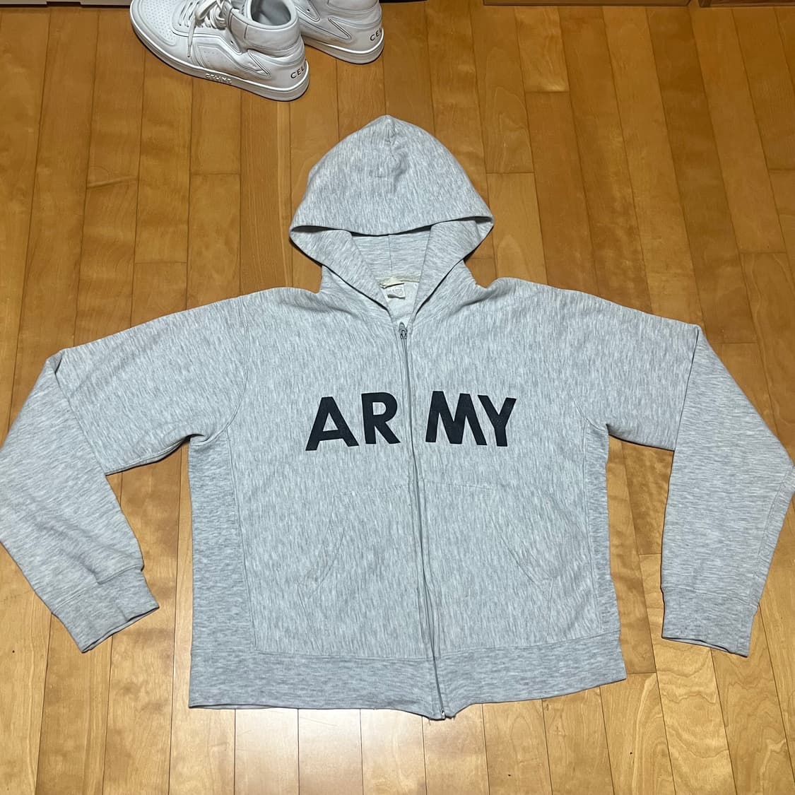 army 후드집업 칸예 made in usa 탈론지퍼 상품이미지1