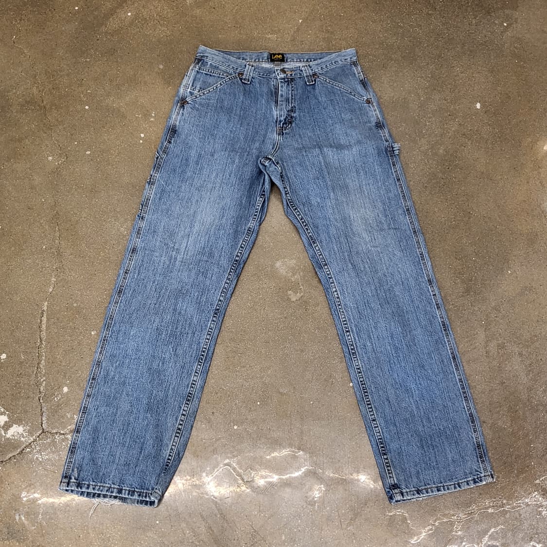 Lee 루즈핏 데님 청바지 중청 상품이미지1