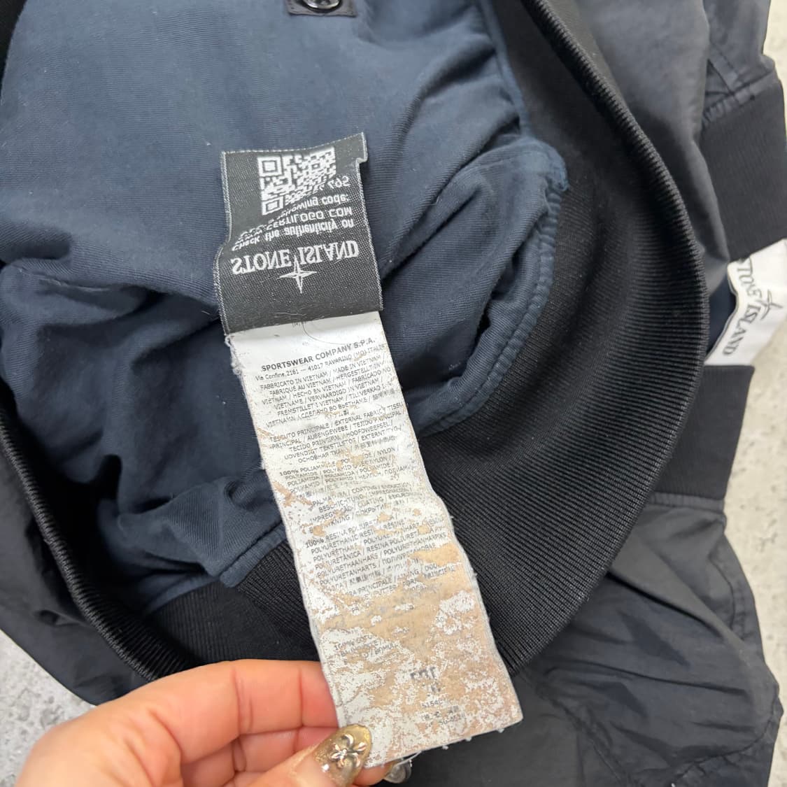 스톤아일랜드 크링클랩스 가먼트다잉 자켓[1919] 상품이미지10