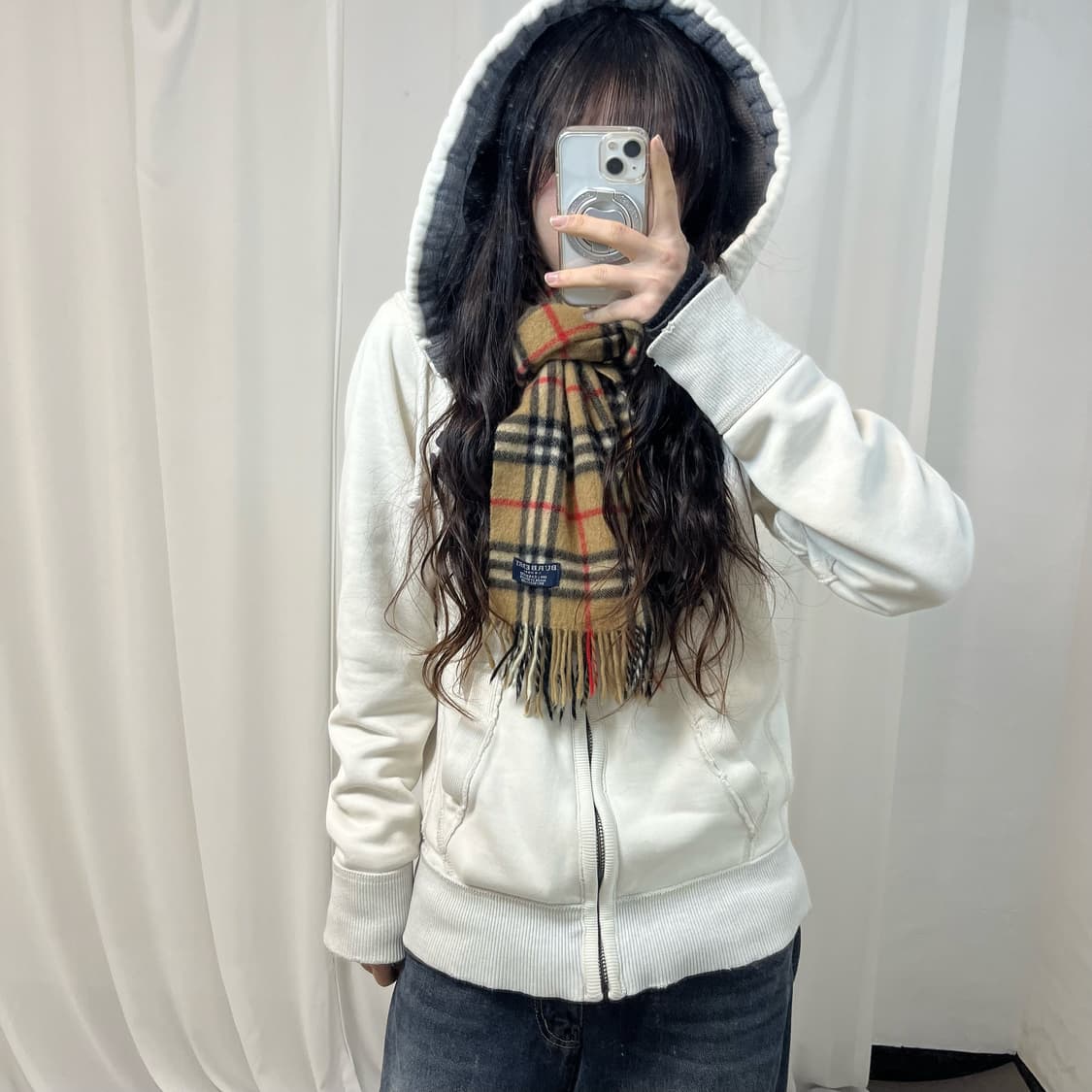 Burberry Nova Check Cashmere Muffler 상품이미지2