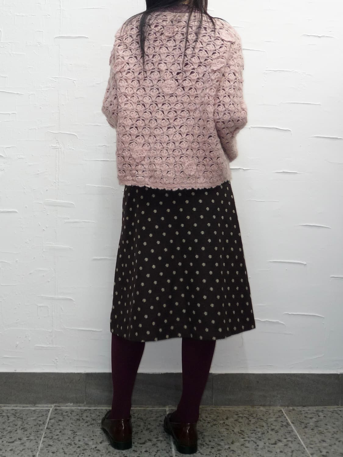 deep pink roses cardigan 상품이미지3
