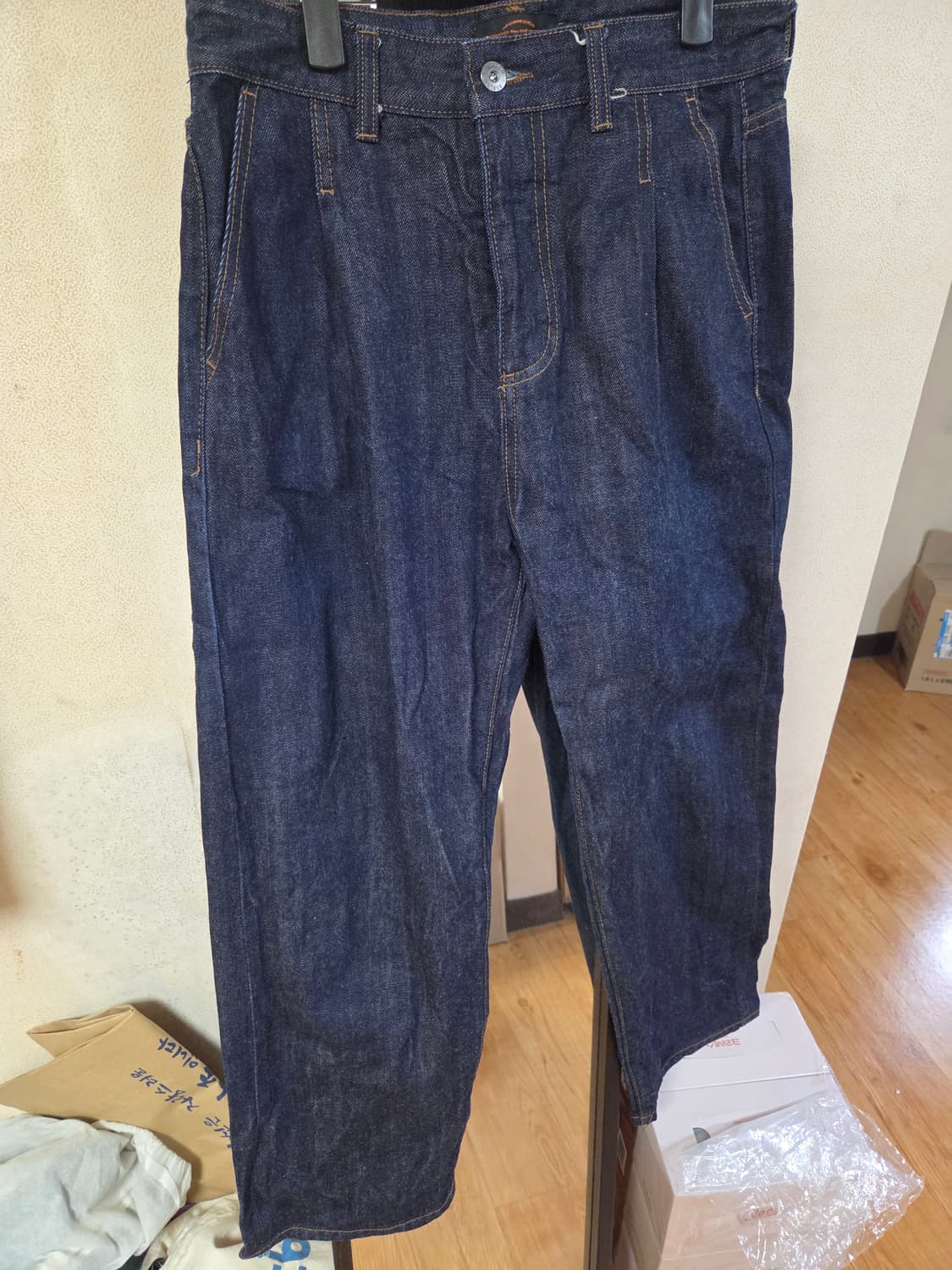 비슬로우 원턱 셀비지 데님 (30) 상품이미지4